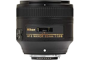 AF S NIKKOR 85mm f/1.8G Fixed Lens with Auto Focus for Nikon DSLR Cameras