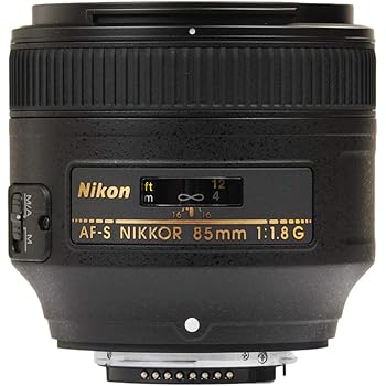 Nikon AF S NIKKOR 85mm f/1.8G Fixed Lens with Auto Focus for Nikon DSLR Cameras