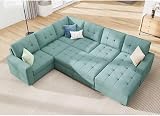 Product image of Sectional Sleeper Sofa Bed Couch with Pullout with Storage