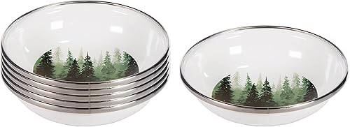 Golden Rabbit Esmalte - Juego de platos de degustación de 6-4oz (Forest Glen)