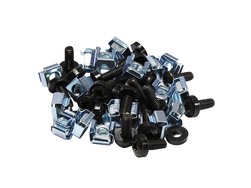 Good Connections Kit de Fixation Kit de Montage - Lot de 50 Set économique Tiefschwarz (RAL9005)