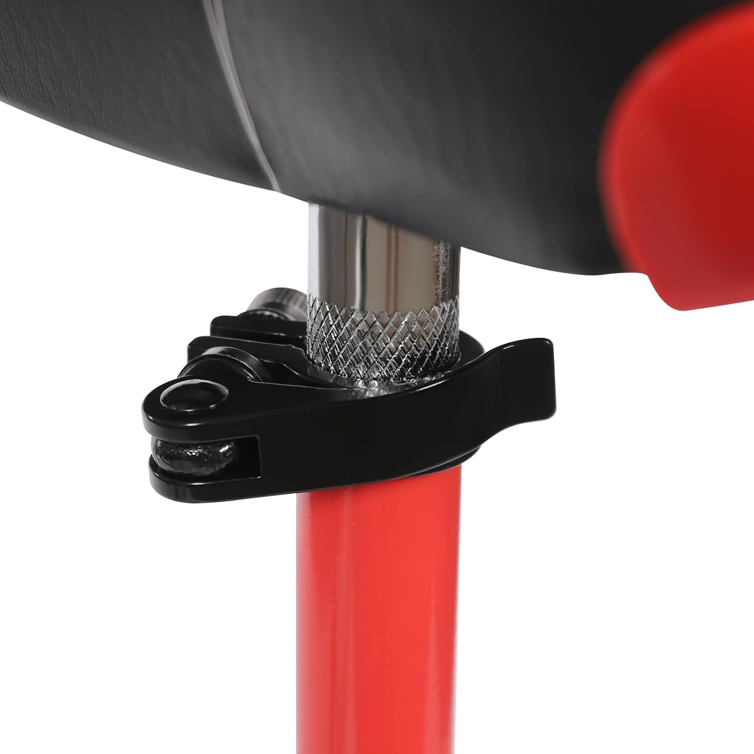 24 Inch Wheel Unicycle with Steel Rim, Outdoor Unicycle Leakproof Tire Wheel Cycling One Wheel Bike with 2 Pedals, Height Adjustable Unicycle Outdoor Sports, 24" Wheel Unicycle for Adults (Red)