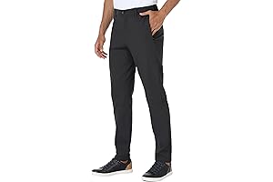 Golf Pants Men Stretch Slim Fit Casual Work Hiking Pants