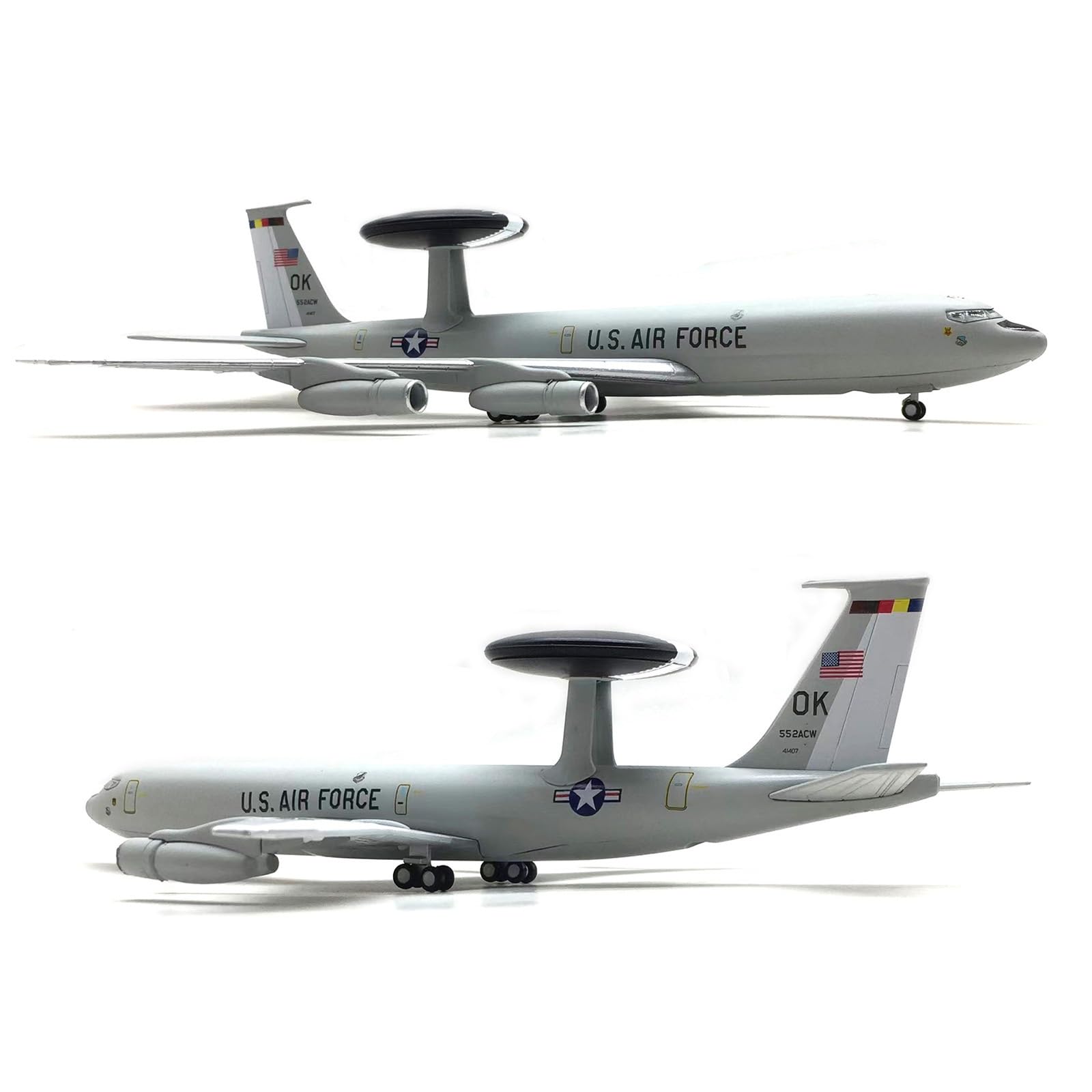 Amazon.co.jp: 9.3インチ 1/200 スケール アメリカ E-3 戦闘機 モデル