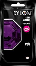 DYLON Hand Dye, Fabric Dye Sachet for Clothes, Soft Furnishings and Projects, 50 g - Deep Violet