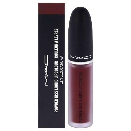 Powder Kiss - Lápiz labial líquido 995 Fashion Sweetie por MAC para mujer, 0.17 onzas