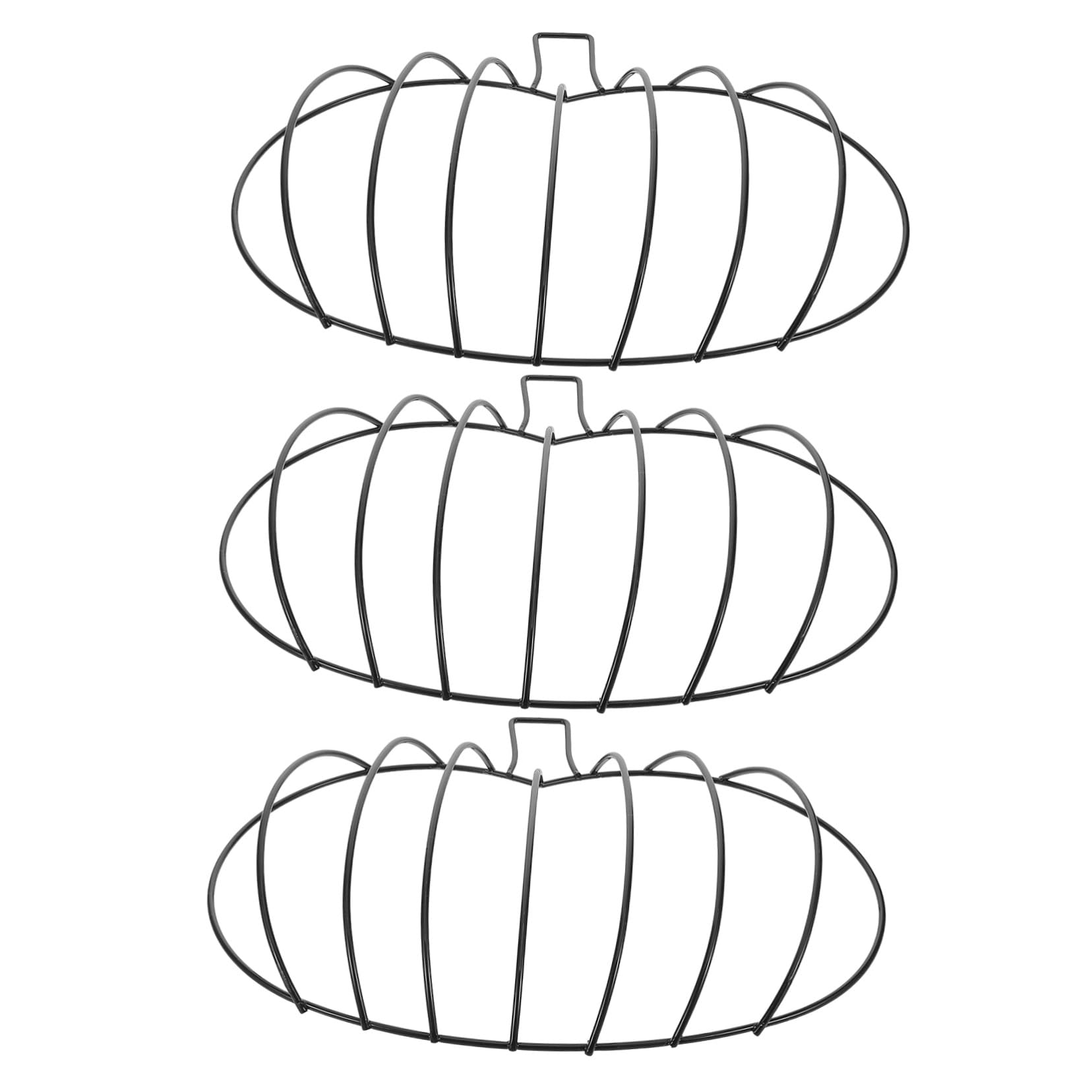 Cadre de citrouille métal VALICLUD 3 pièces pour DIY d'Automne