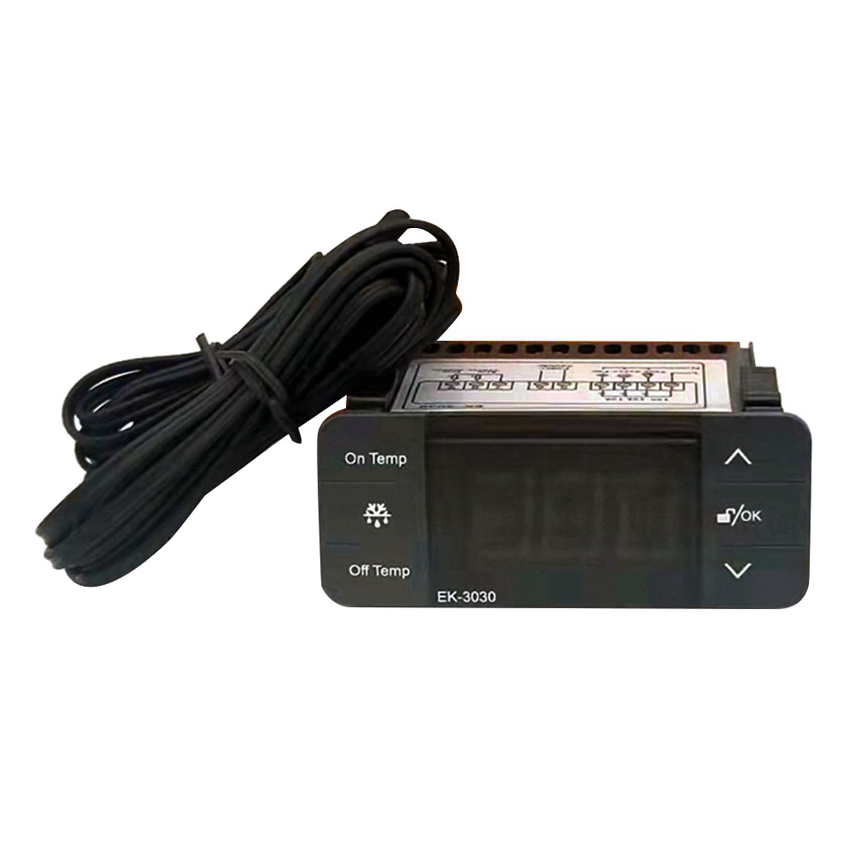 2X EK-3030 Regolatore di Temperatura Digitale 220V Sensore Termostato Refrigerazione Sbrinamento Termostato per Congelatore per Celle Frigorifere