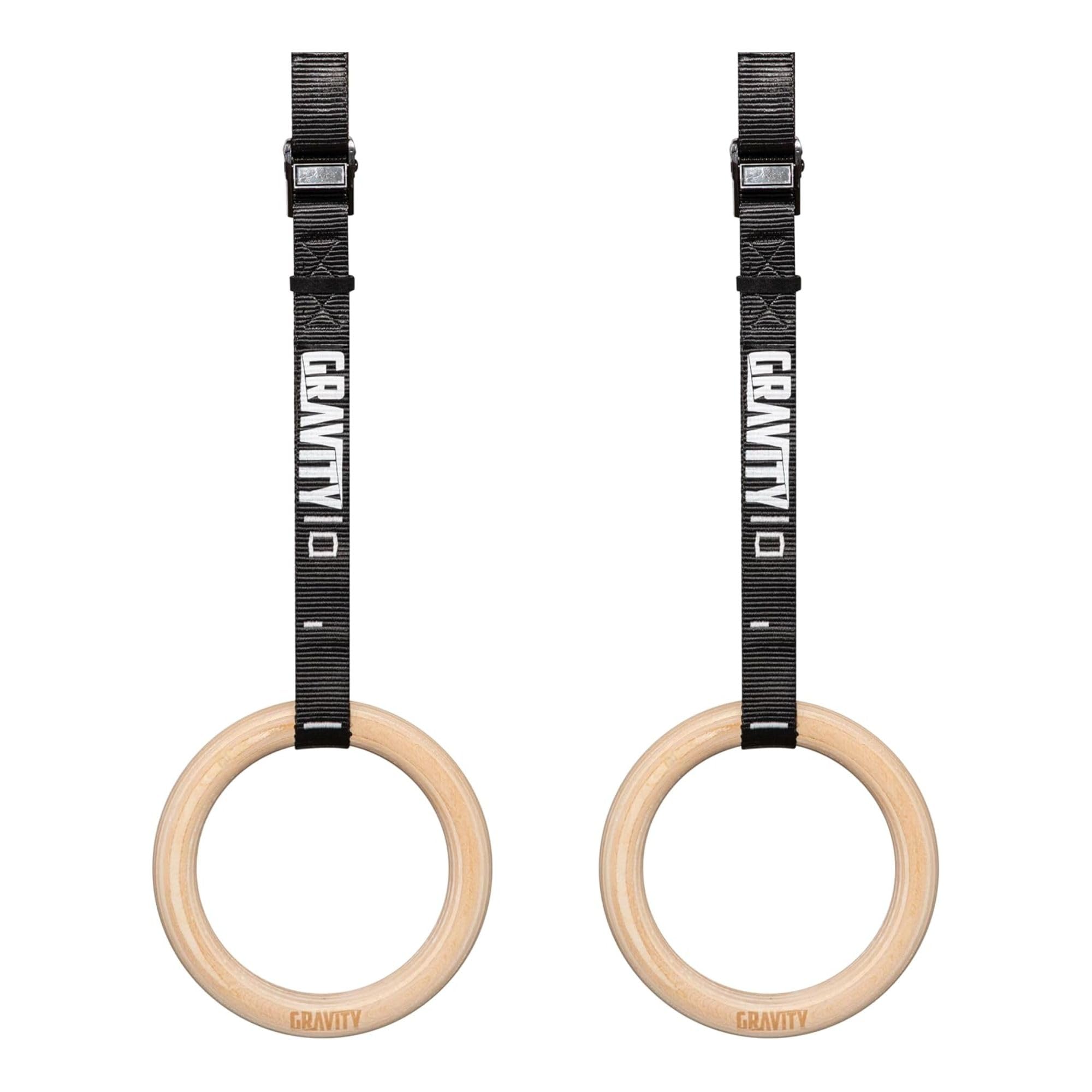 Gravity Fitness Anelli da Ginnastica in Legno