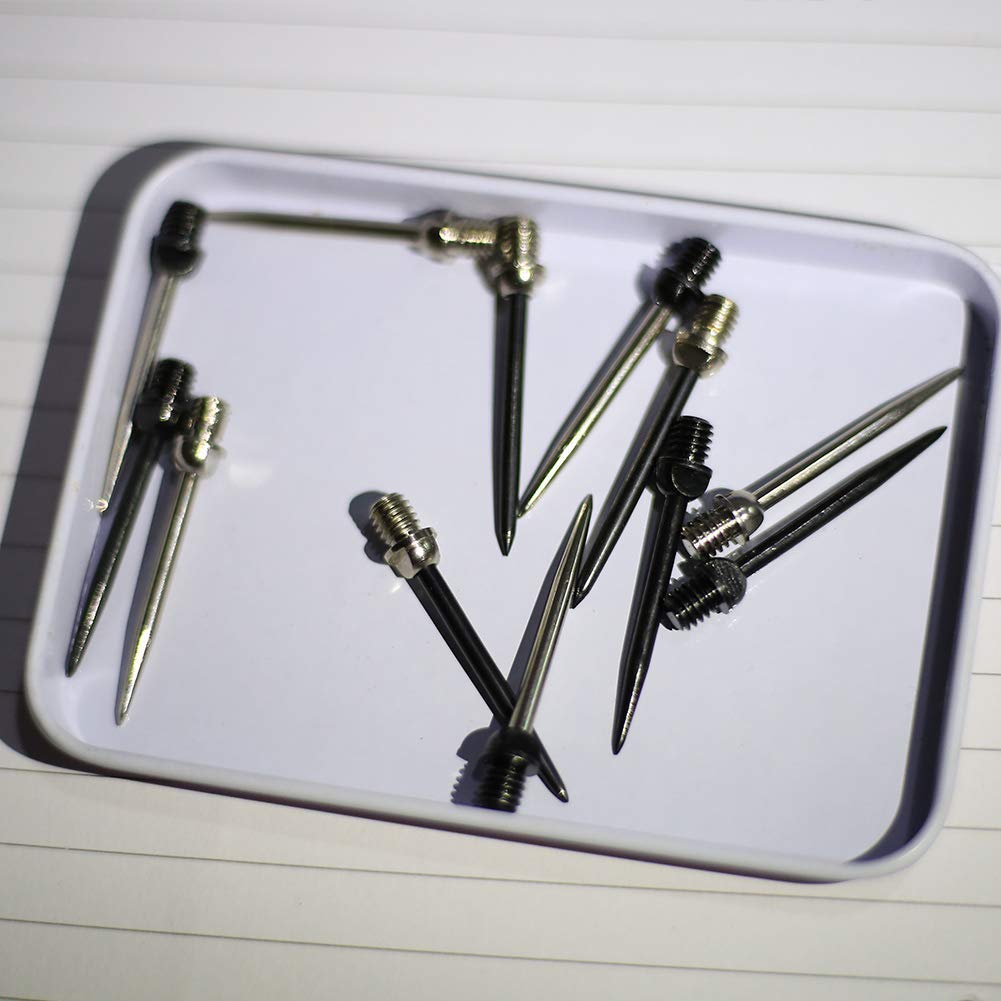 12 Punte Freccette In Acciaio | Set 2BA Con O-Rings | Per Freccette Da Soft A Steel - Foto 11