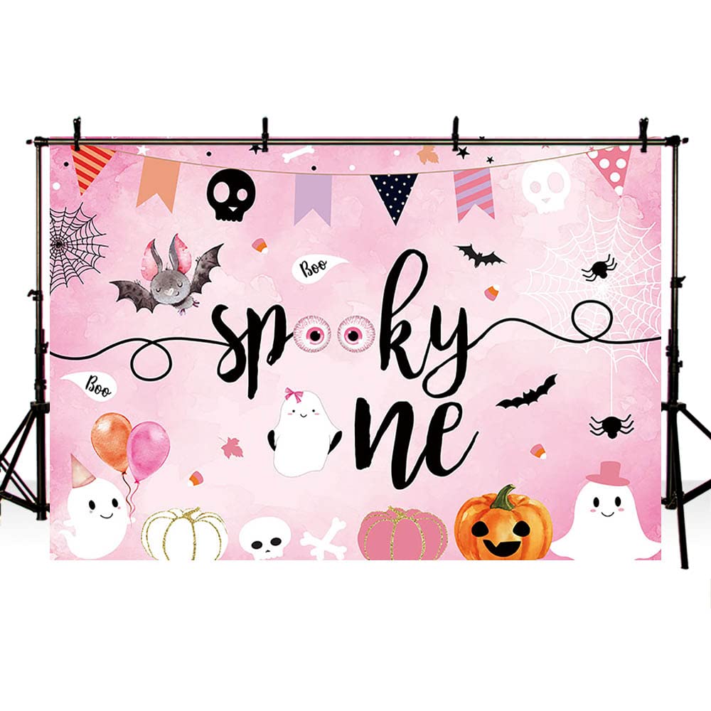 Sendy 7x5ft Halloween Spooky One Backdrop Happy 1st Birthday Party