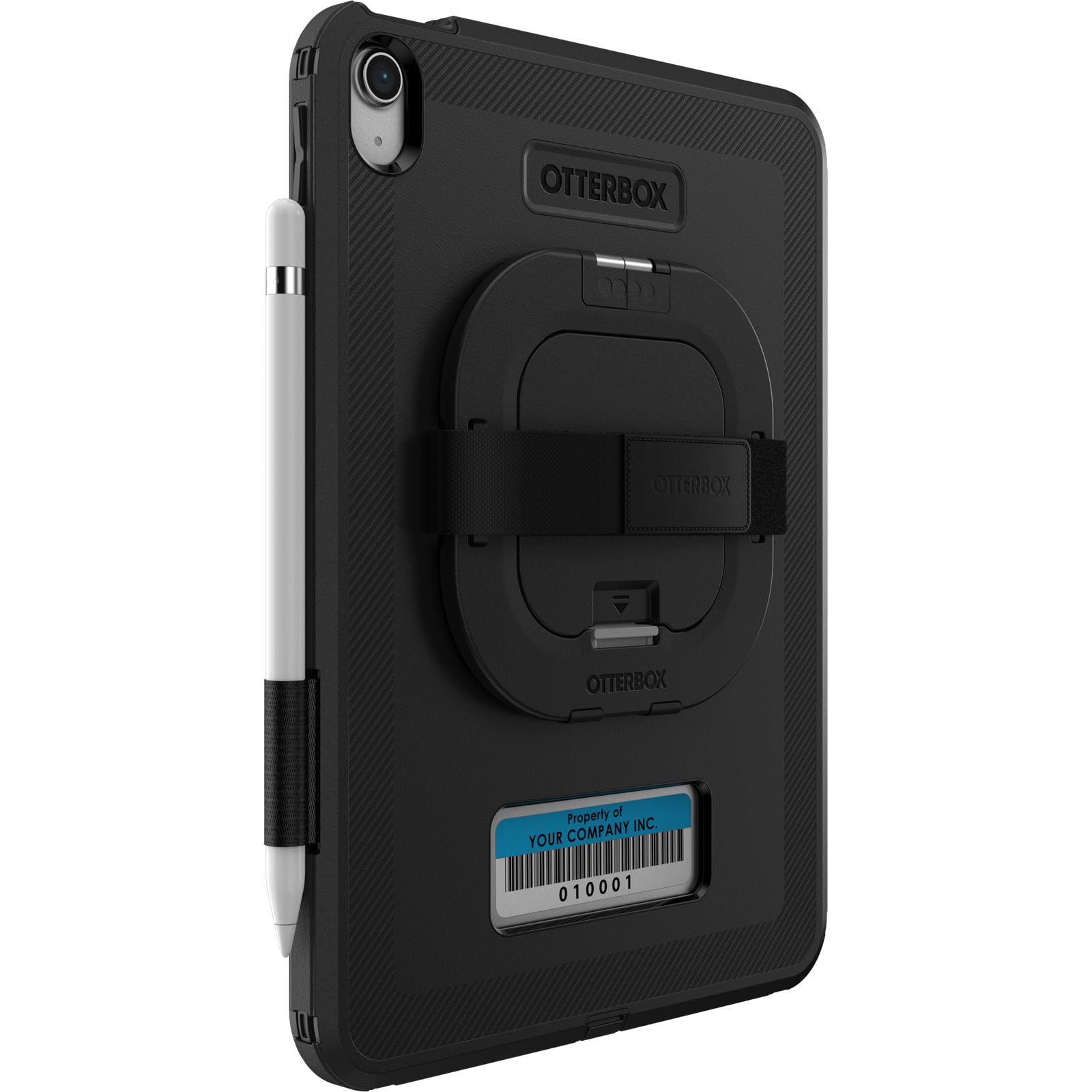 OtterBox Defender Kickstand Hülle für Apple iPad 10th, ultrarobuste Schutzhülle mit integriertem Displayschutz, 2X getestet nach Militärstandard, Schwarz