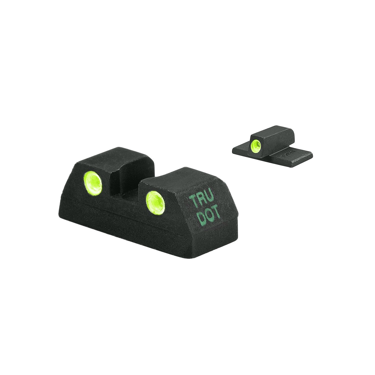 MEPRO Tru-Dot tritium Night Sights Compatible with Kahr arms Green tritium dots Glow on Sight self Illuminated Meprolight Fixed high Durability Metal Sights