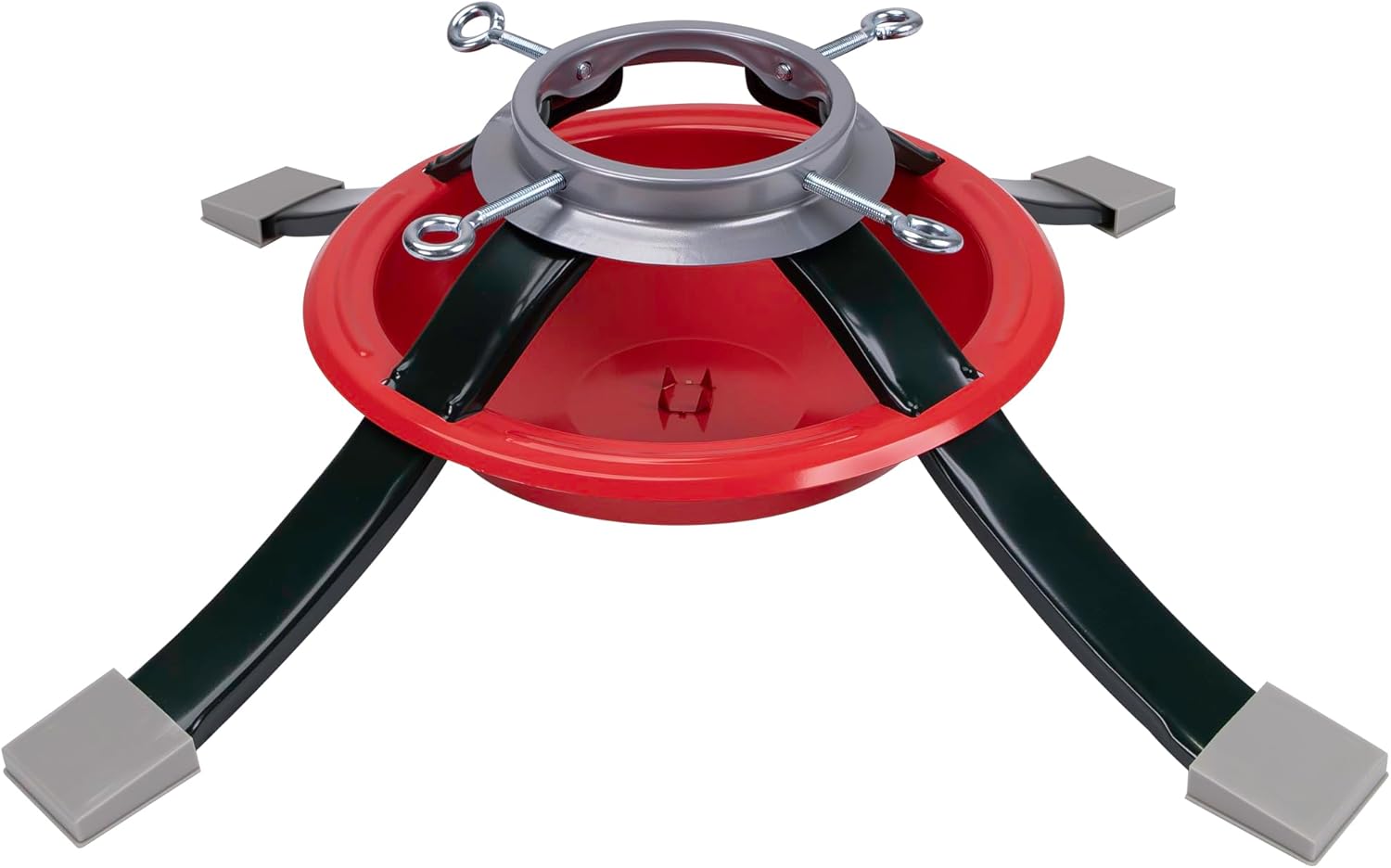 Northlight Live Christmas Tree Metal Stand - 27" - Red and Green