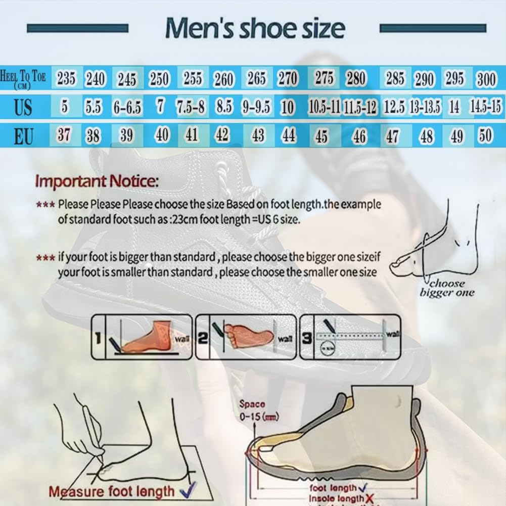 Mens Orthopedic Comfortable Handmade Boots, Fashion Mid Top Walking Driving Shoes, Men's Comfortable Handmade Outdoor Leather Boots