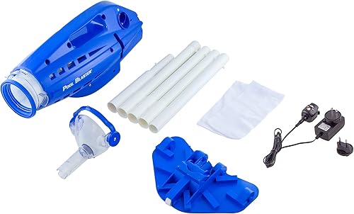 Miniatura 7 de POOL BLASTER Water Tech - Aspiradora inalámbrica para piscinas sobre el suelo con juego de poste, alta capacidad, fuerte succión, recargable de mano