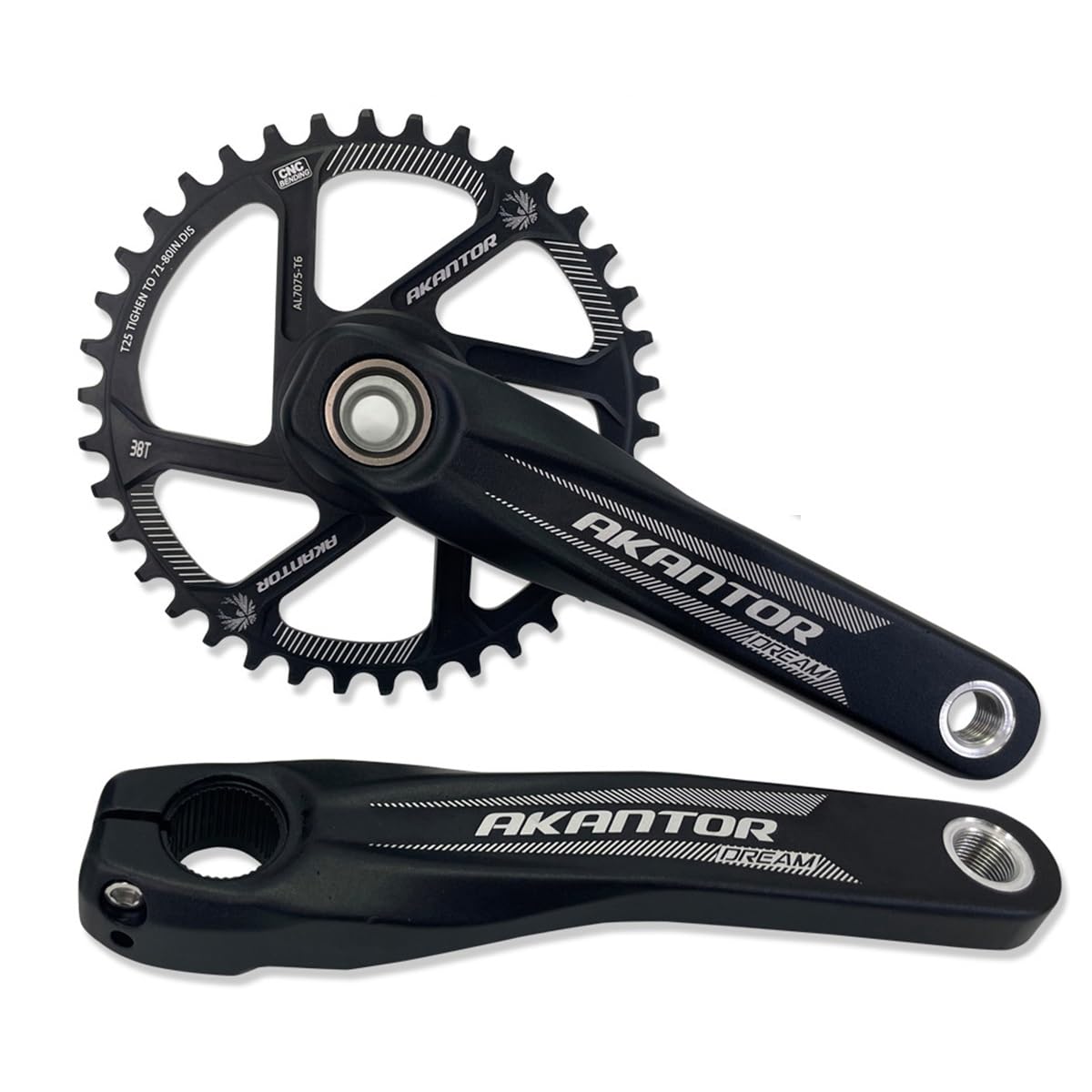 MTB 170mm Integrate Cave Guarnitura Mountain Bike Ingranaggio Denti Larghi E Stretti 32/34/36/38T 9/10/11 velocità Singolo Ingranaggio E Pedivella
