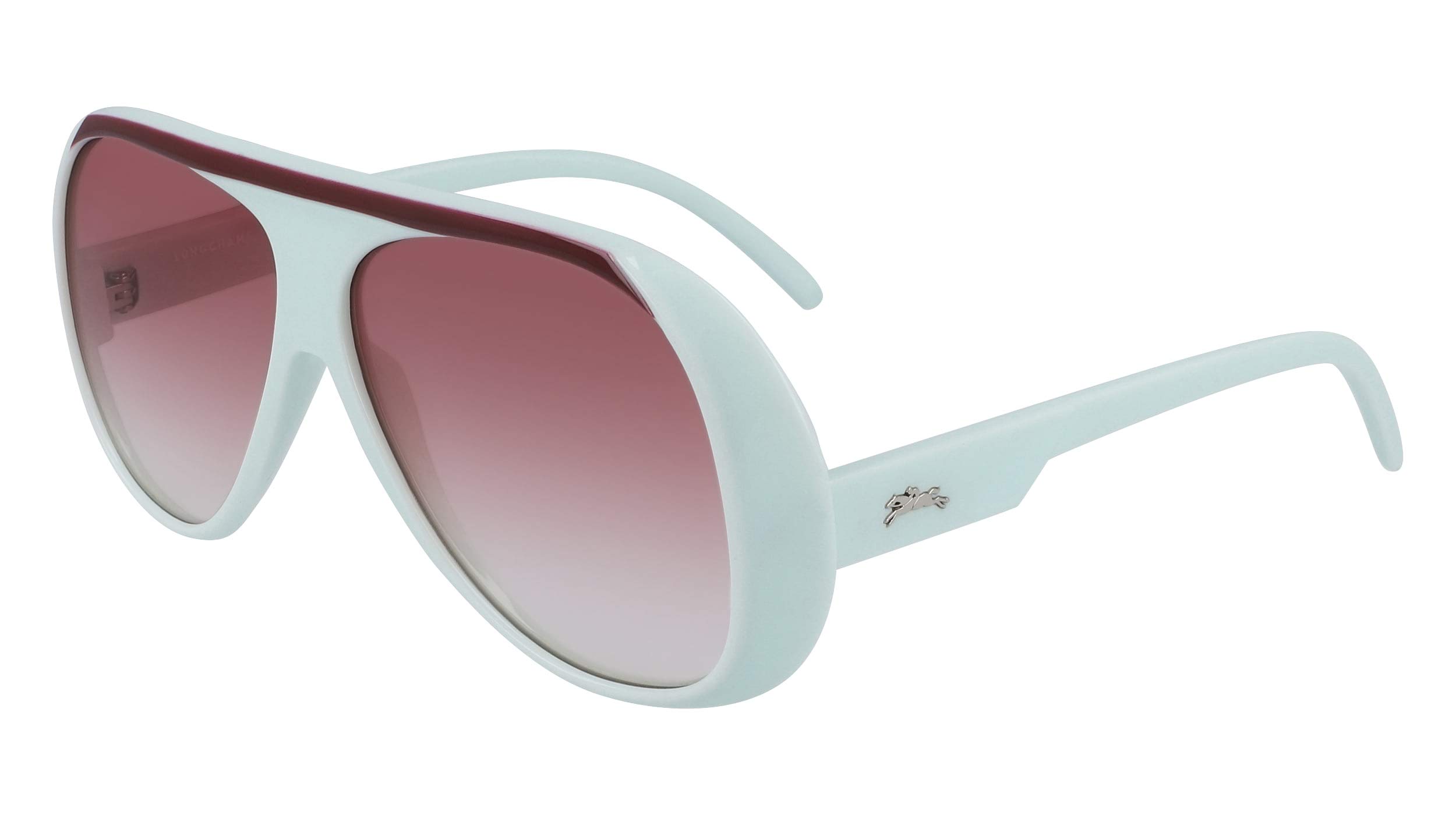 Longchamp Aviator Sunglasses with Gradiant Pink Lenses - Brand New Longchamp LO133S 770 Sunglasses Women`s Rose Gold/red  main image 2
