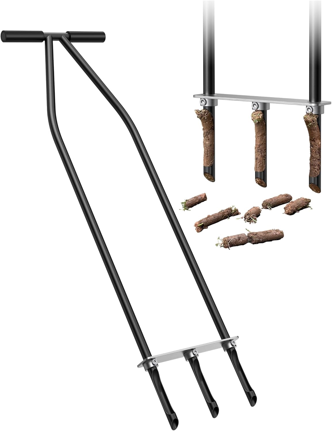 Lawn Aerator Tool, Core Aerator Lawn Tool with Alloy Steel Material, Sturdy Grass Aerator for Lawn Health Soil Yard Aerator