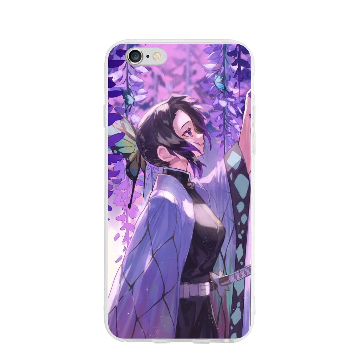 Amazon 鬼滅の刃 胡蝶 しのぶ Iphone 6 6s ケース Tpu スマートフォンケース バンパーケース 衝撃防止 アイフォン6 6s ケース おしゃれ 軽量 薄い 携帯カバー 人気 家電 カメラ オンライン通販