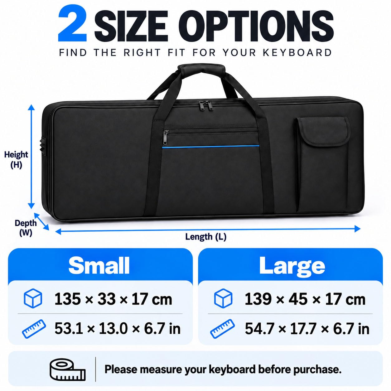 Keyboard Tasche 88 Tasten für Kurzweil KaP1 2024 2025 2026+