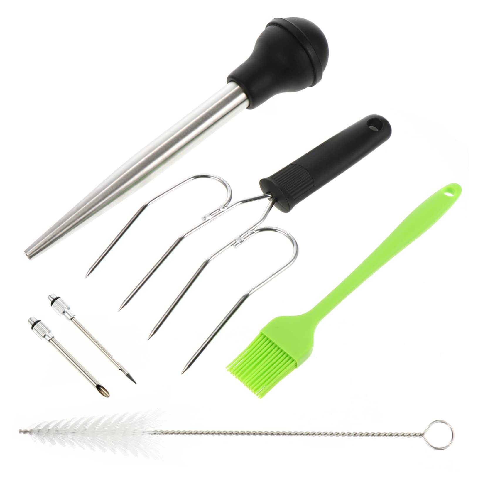 MAGICLULU Barbecue Turkey Injector Seasoning Injector Sauce Meal Turkey Lightweight Portable for Outdoor and Indoor Cooking Random