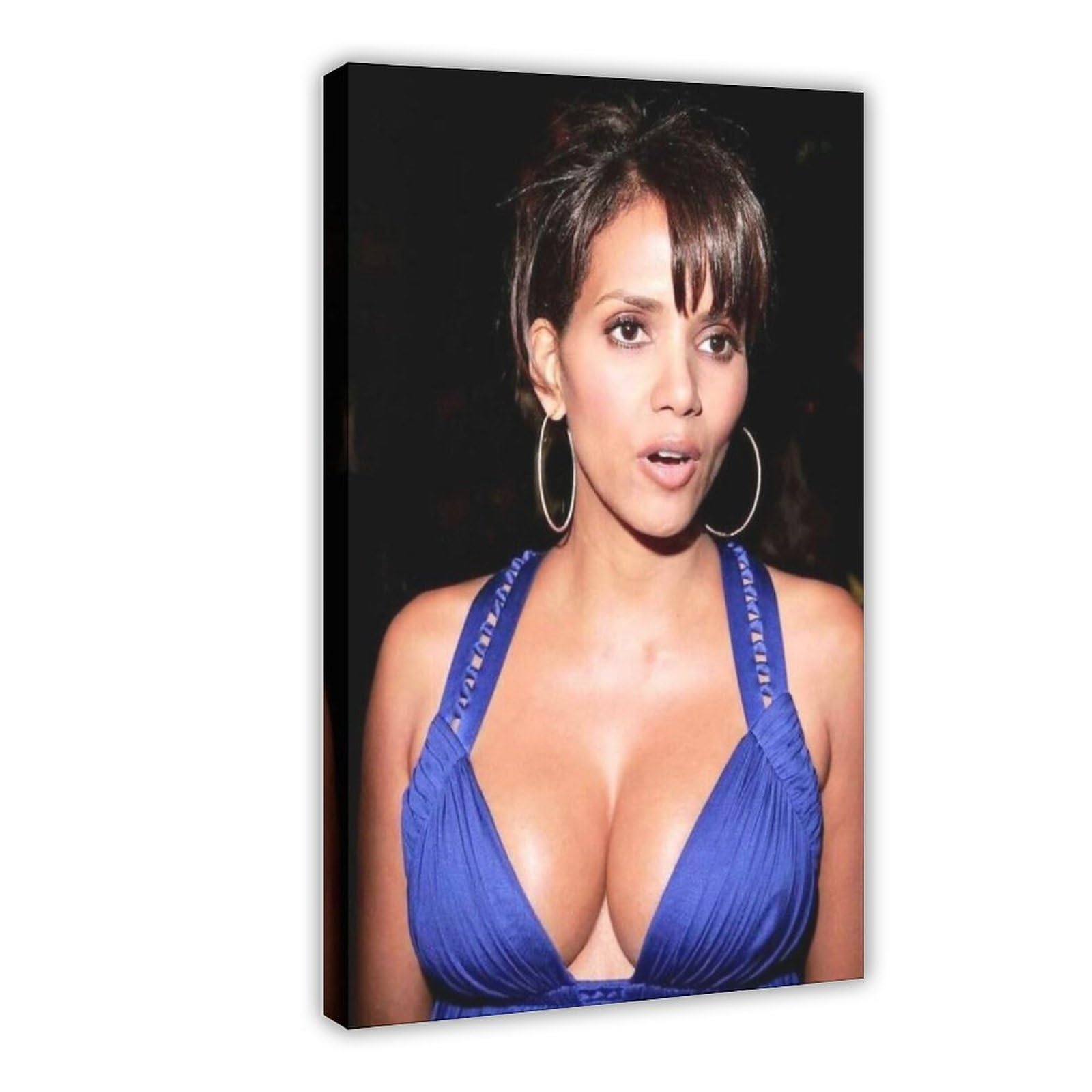 Halle Berry Poster su tela, decorazione per camera da letto