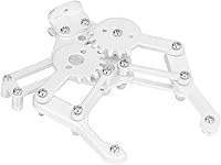 Vista 7 de Abrazadera de robot, brazo mecánico de garra, abrazadera de robot de aleación de aluminio, accesorio de alta resistencia, kits de ciencia educativa