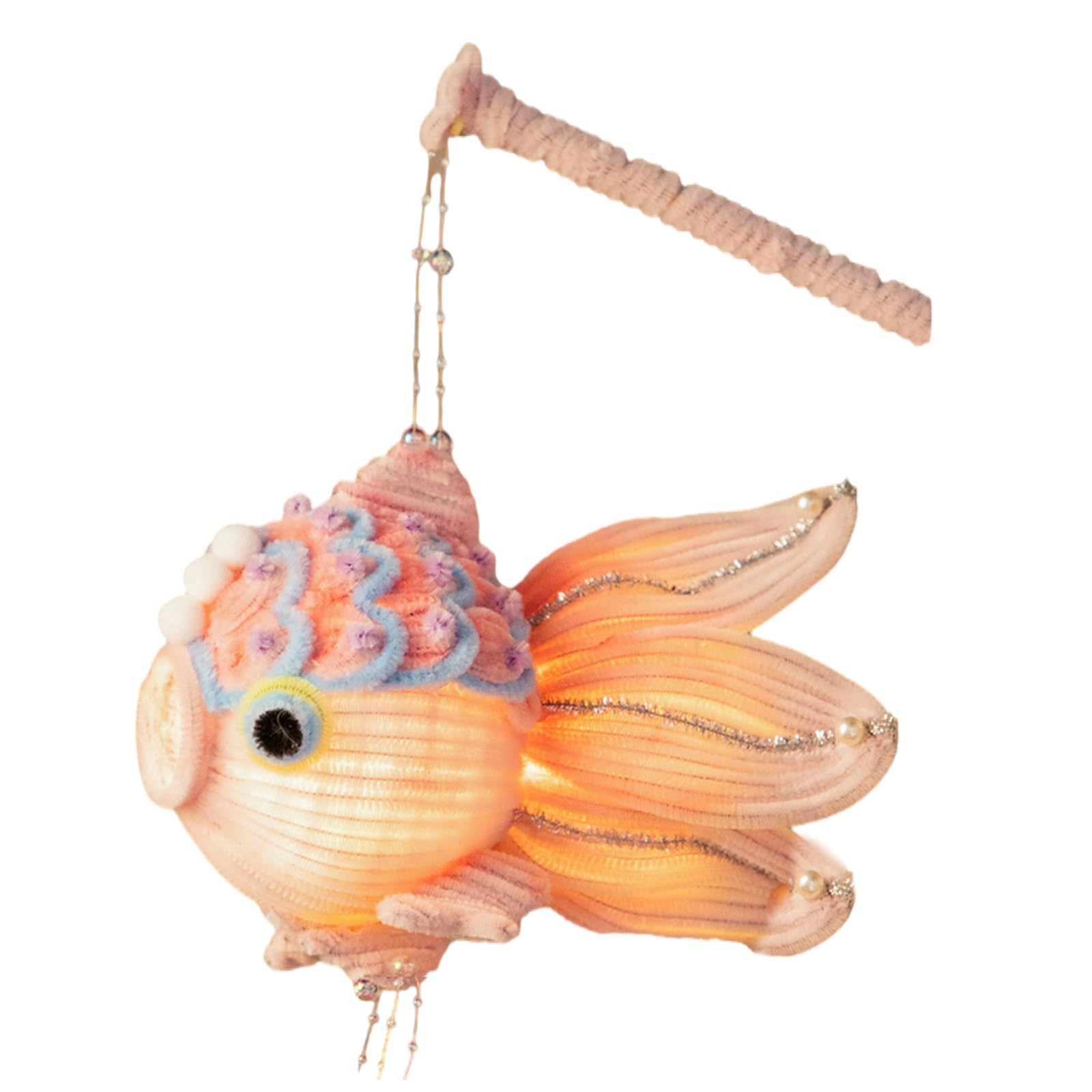 Buxuaaaa B Uxuaaaa Lovely Fish Ornament Lights Fish Lights Ornament Chinese Autumn Festival Handheld Decorations Festival Decoration