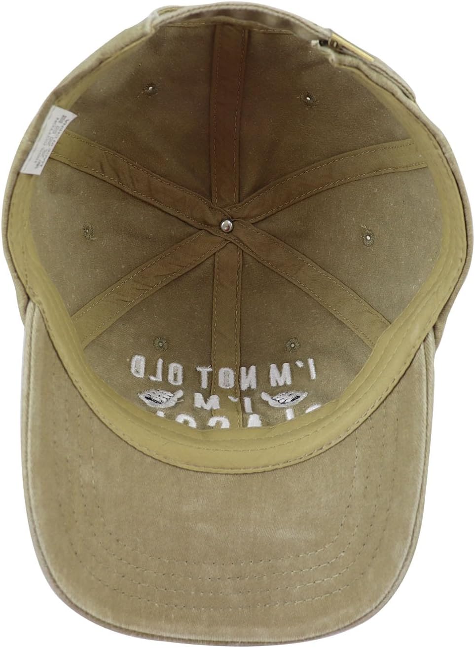 I'm Not Old I'm Classic Hat for Men Women, Funny Adjustable 3D Embroidered Cotton Baseball Cap - Image 6