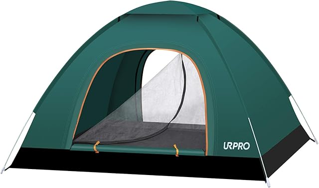 URPRO Instant Automatic pop up Camping Tent, 2-3 Persons Lightweight Tent, Waterproof Windproof, UV Protection, Perfect for Beach, Outdoor, Traveling,Hiking,Camping, Hunting, Fishing