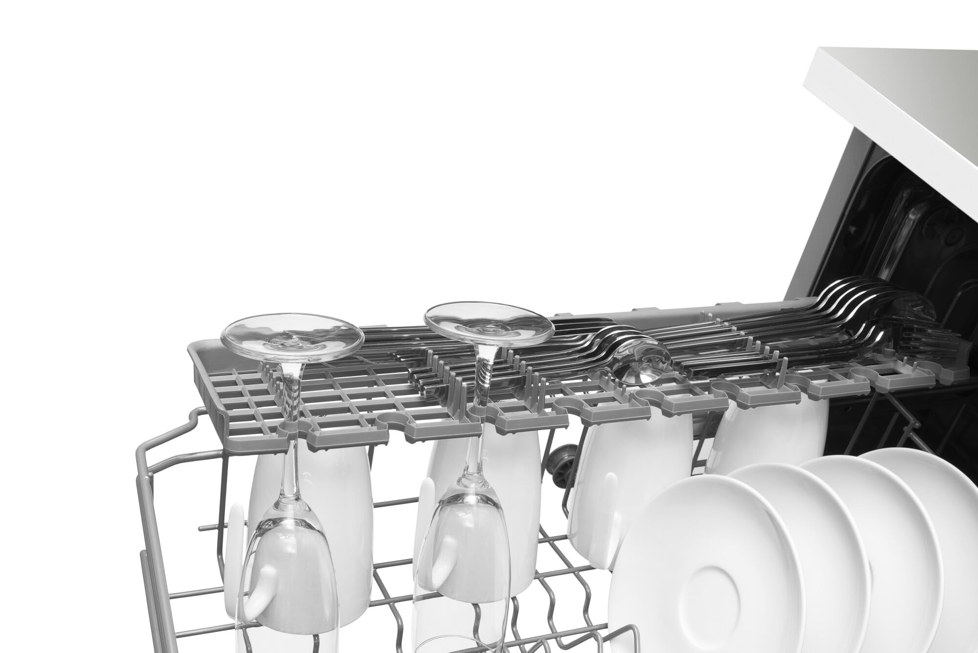 Amica EGSPV 597 201 Einbau-Geschirrspüler / 60 cm / vollintegrierte Spülmaschine (ohne Möbelfront) / 12 Maßgedecke / 5 Programme / Besteckkorb