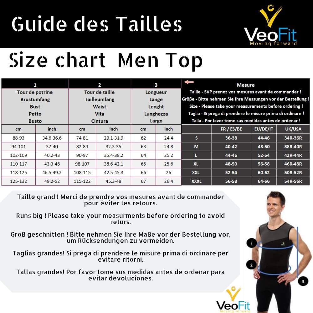 VEOFIT Fitness wyszczuplająca bluza - tonizuje ramiona, brzuch i biodra, zapewniając jędrniejszą skórę i wyrafinowaną sylwetkę S-XXXL
