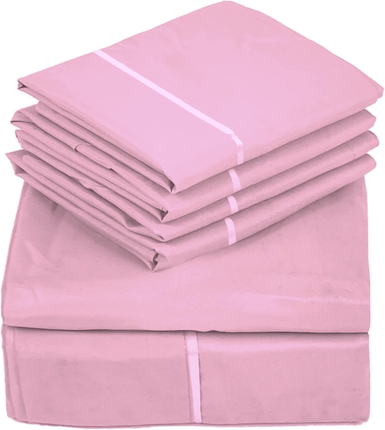 Sacred Thread 6 PC Bamboo Sheet Set Bedding & Pillowcase Set w/ Deep Pockets