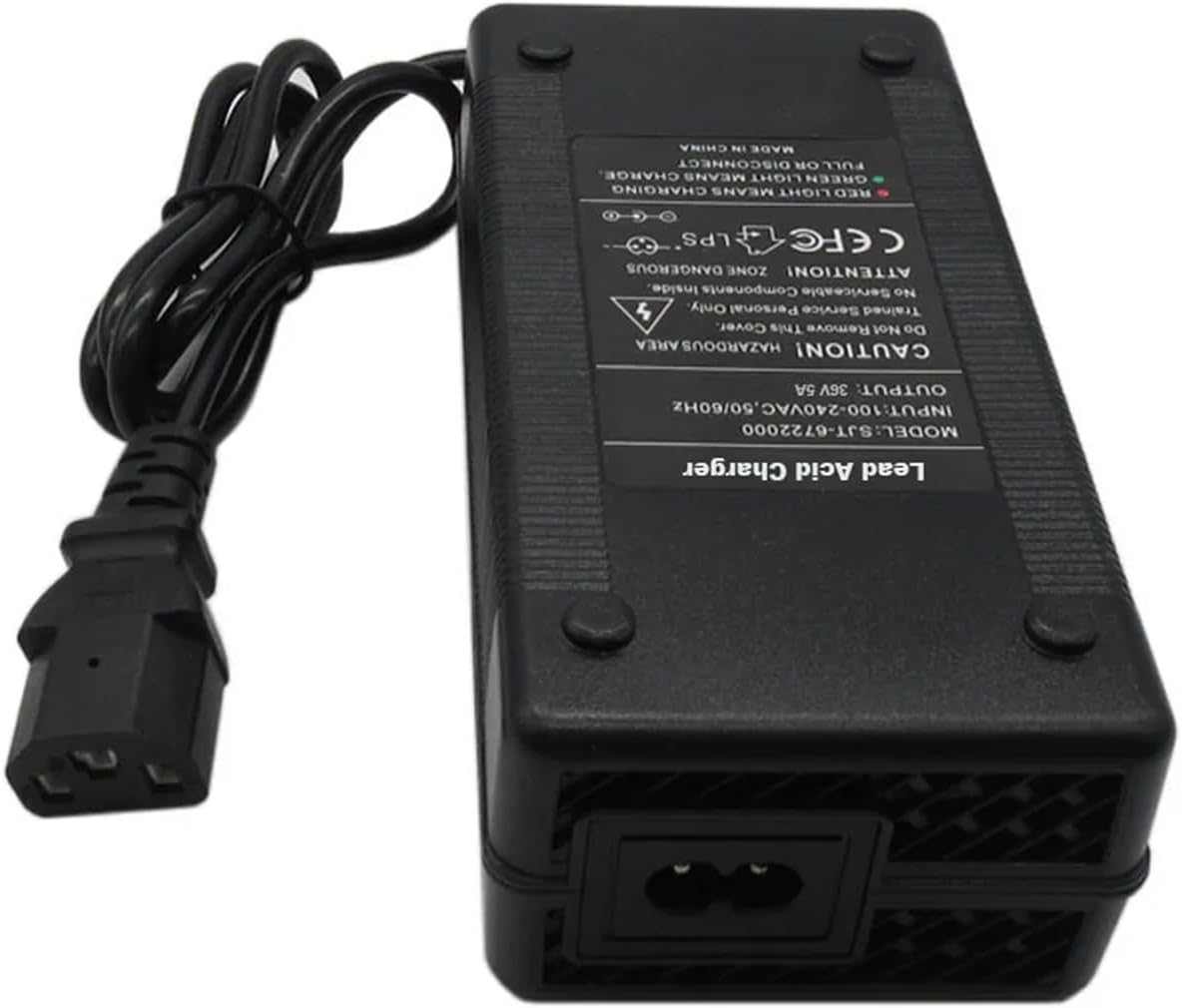 36V 5A Lead Acid Charger 36 Volt 5A 30AH 50AH Battery Fast Chargers 43.2V IEC 3Pin XLRM GX16 Connector(3PIN,EU)