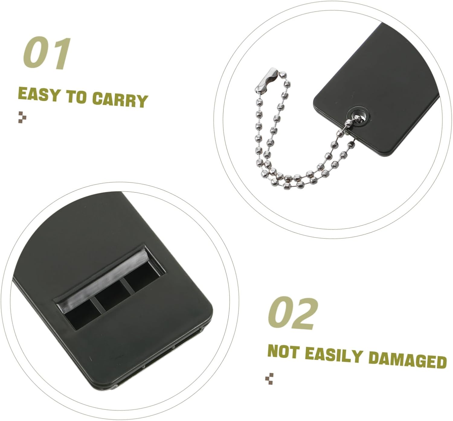 balacoo Outdoor Survival Whistle Emergency Whistle for Hiking Camping and Boating Loud Multi-Function Life-Saving Signal for Rescue and Warning