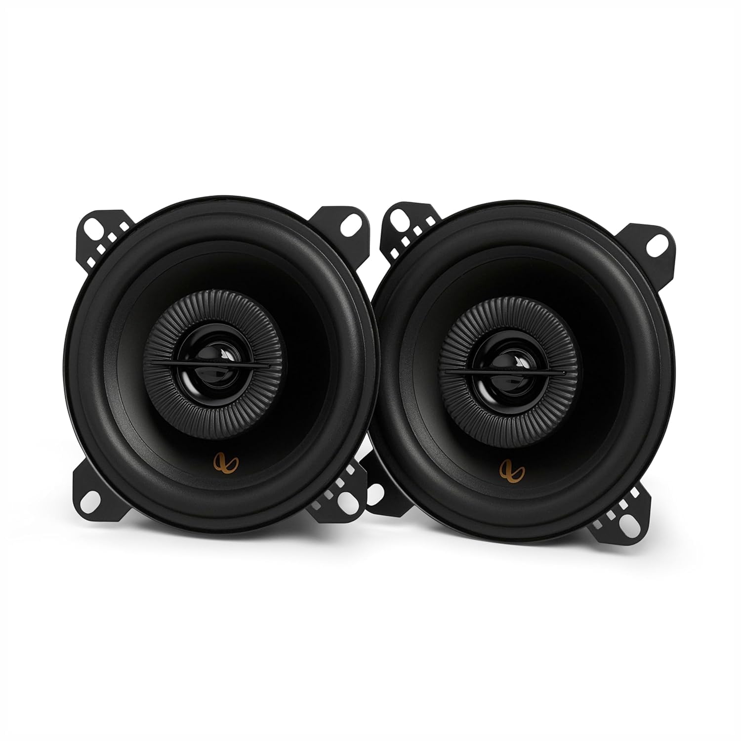 Infinity Car Coaxial Speaker Alpha 403F (4 Inch)| Peak Power - 320W | RMS Power - 40W | 4 Inch Coaxial Speaker (Black)