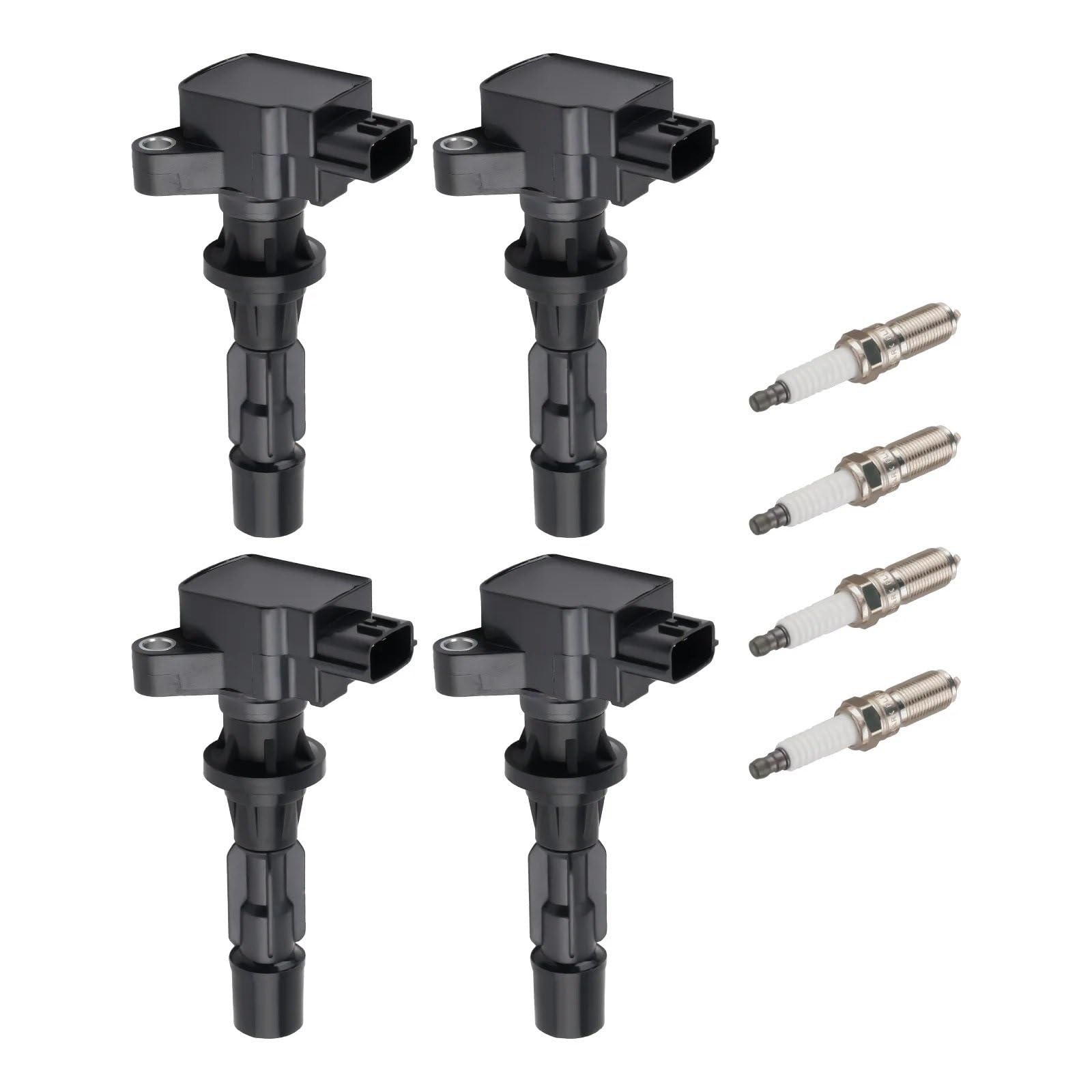 Bobina,bujía Compatible Con Mazda 3 6 CX-7 L4 2,0/2,3/2.5L UF540 4 Bobinas De Encendido + Juego 4X. encendido de bujía