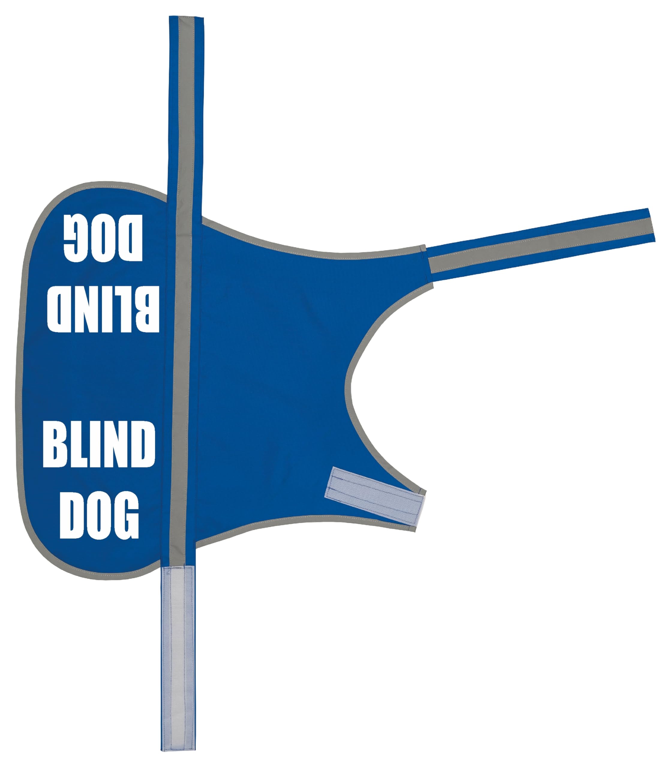 Flexi-Print Blind Dog Vest - Personalised Dog Hi Vis Vest Reflective Dog Coat, Service Dog Vest, Nervous Dog Products, Dog Hi Viz, Reactive Dog Warning, Dog Training Vest, Dog Walking Accessories — image 1