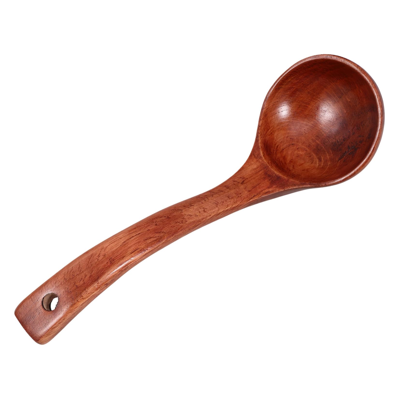5piezas Cuchara De Madera Para Mango De Utensilio De Cocina Ergonómico Para Guisos Accesorio De Madera Natural Para