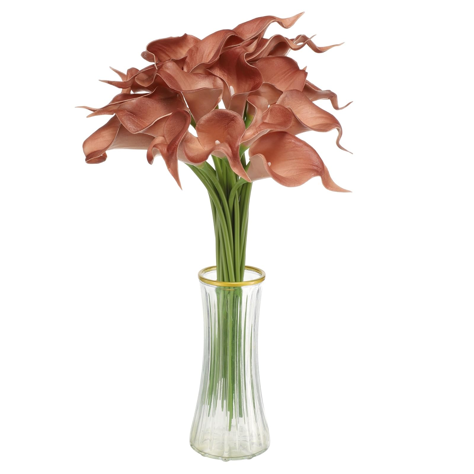 Fleurs de lys calla artificielles pour decoration maison fleurs en soie interieur