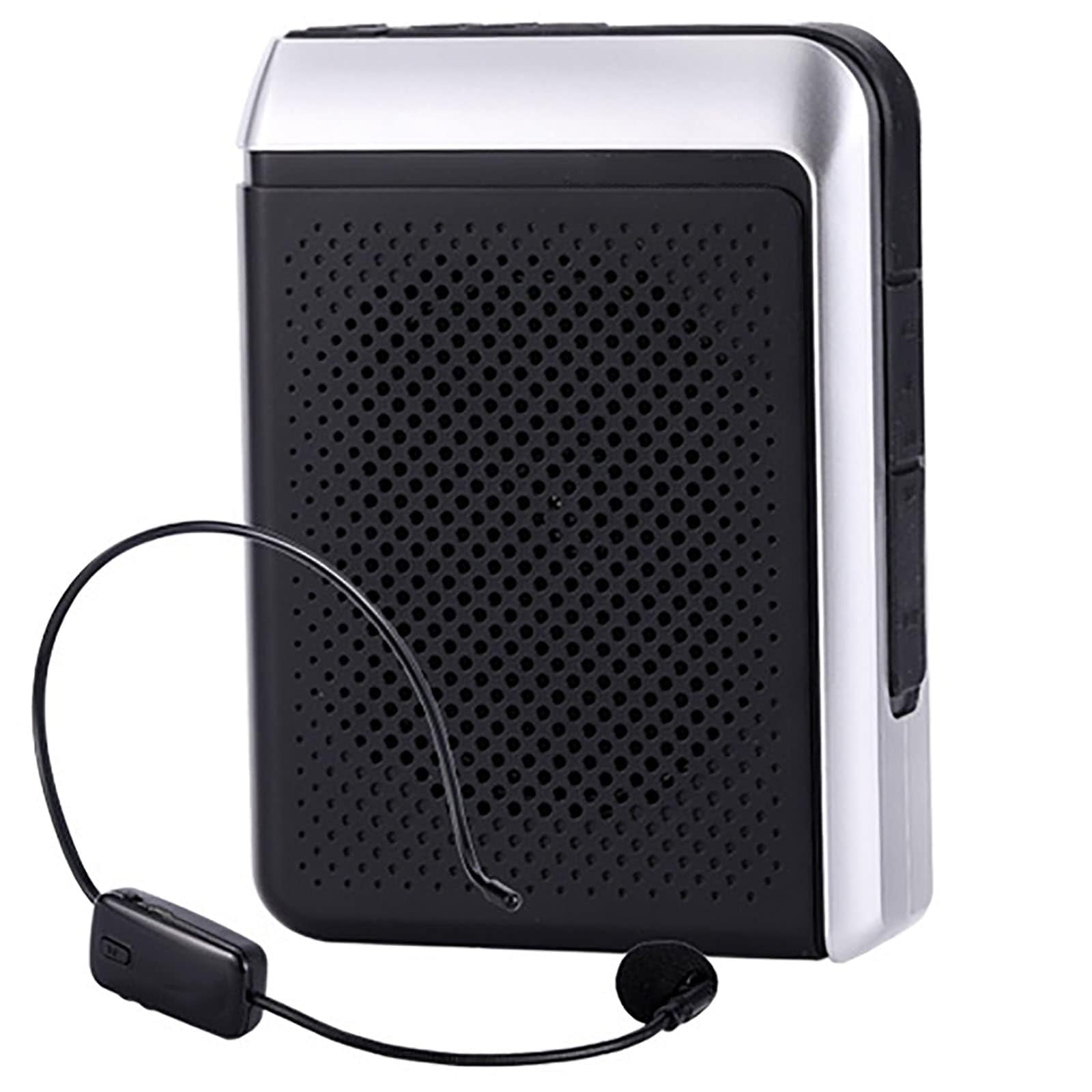 Tragbarer Sprachverstärker mit kabellosem Mikrofon, Bluetooth-Lautsprecher, Dual-Akku - für Lehrer, Trainer, Reiseleiter, Präsentationen & Outdoor