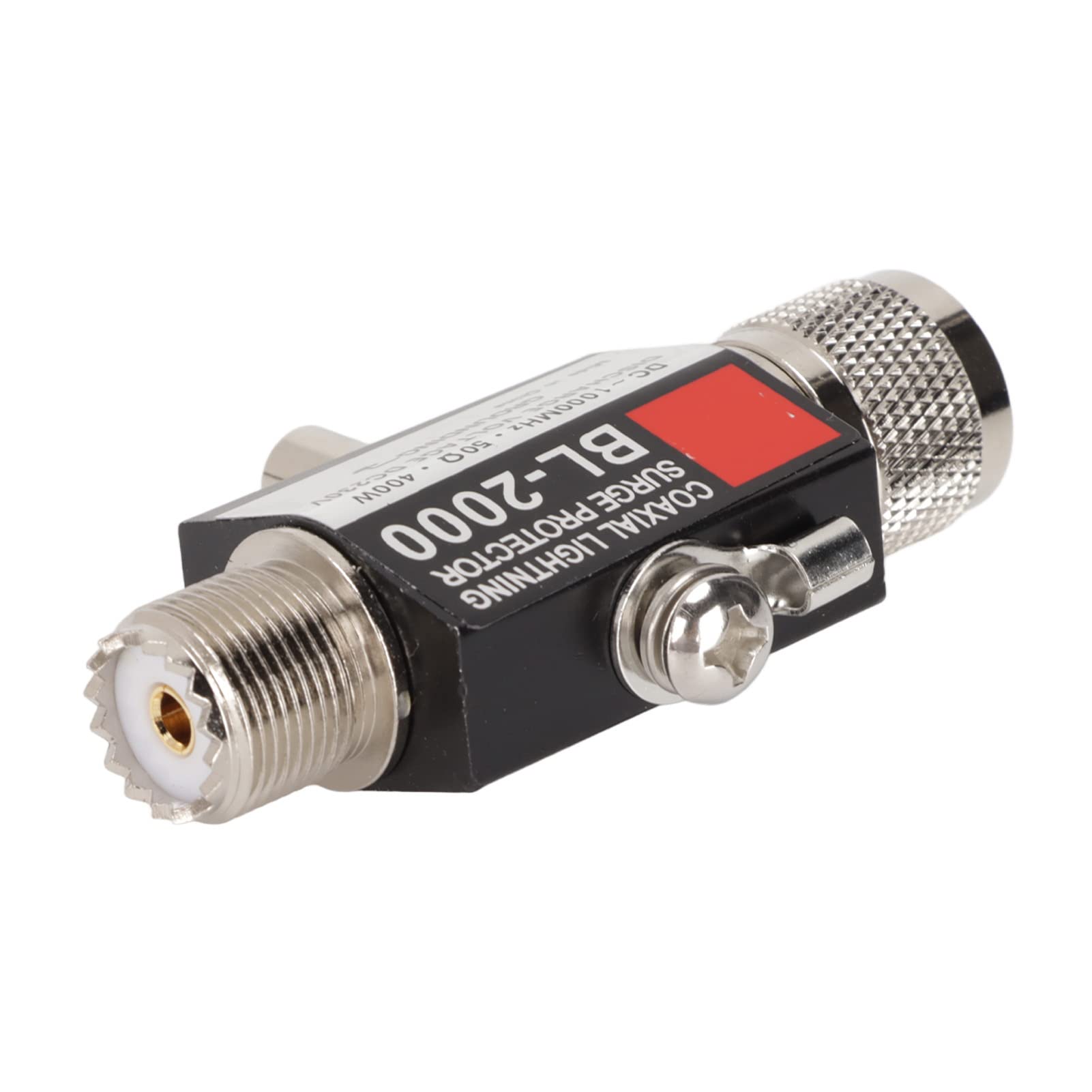 KIMISS Blitzschutz, Koaxial-Ableiter PL259, Buchse auf Stecker, 400 W, Verlustarm, für Elektronikzubehör, Zubehör, Steckdosenleisten, Protektoren, Ableiter für Gebäudeantennen