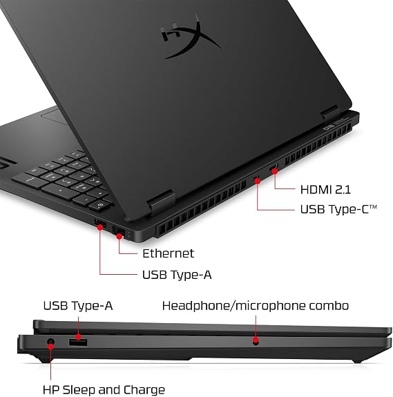 HP HyperX OMEN Gaming Laptop 2026, AMD Ryzen 7 260, NVIDIA GeForce RTX 5060