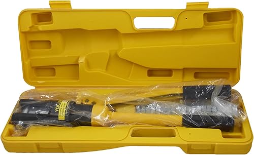 Miniatura 7 de ALL-CARB Herramienta de prensado de cable hidráulico de 16 toneladas con terminal de terminal de crimpadora de cables con 11 troqueles para cables