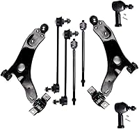 Vista 1 de ECCPP Kit de brazo de control 2006 2007 2008 2009 2010 2011 para Ford Focus - Extremos de barra de acoplamiento internos, brazos de control