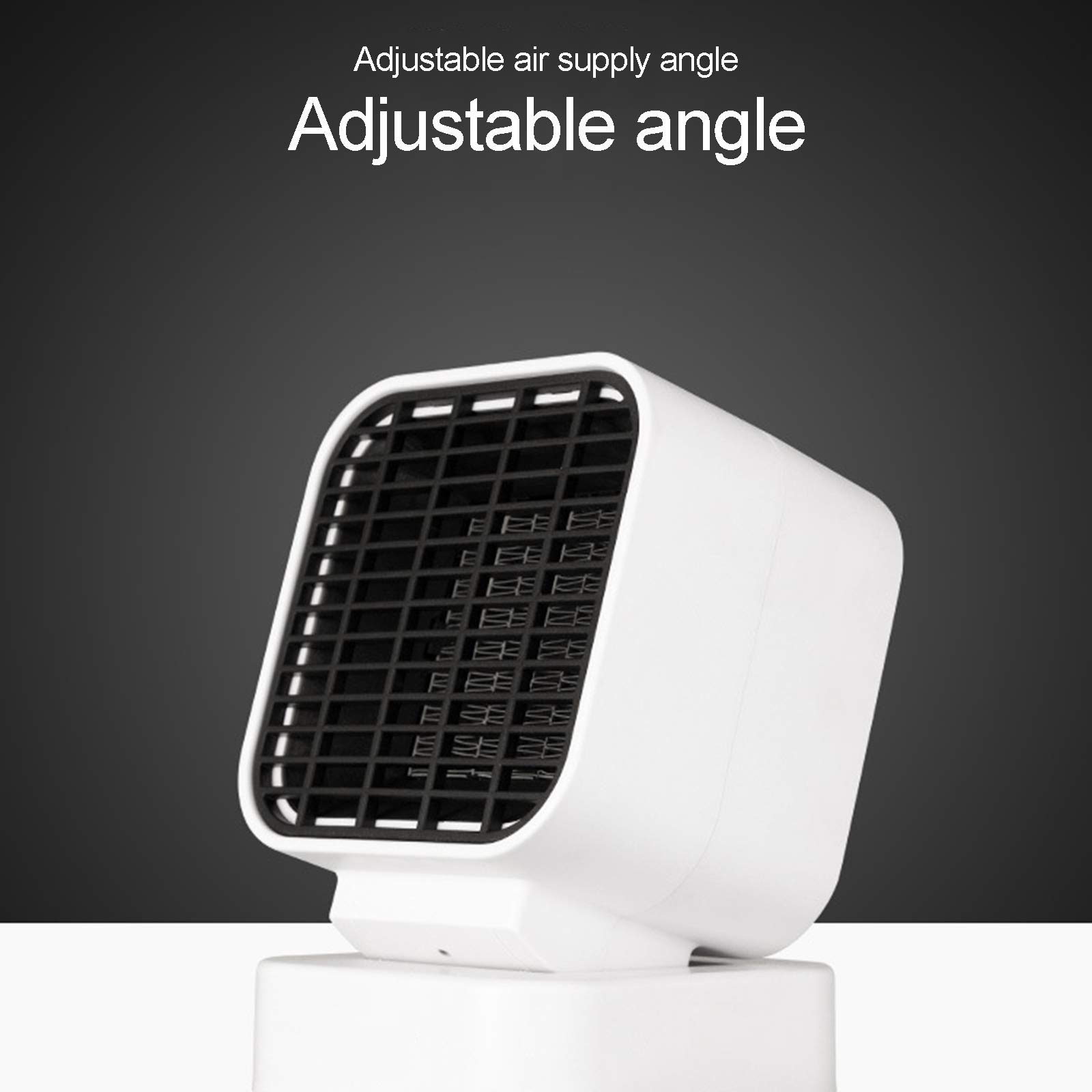 Stufetta, Portatile Elettrico oscillante riscaldatore con Over-Protezione Contro Il Calore e Tip-Over Protection, 3s rapido Riscaldamento, Piccolo e Tranquillo