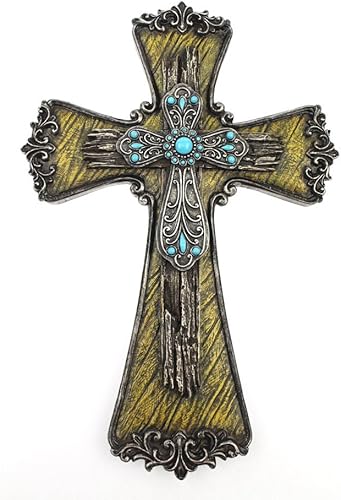 Miniatura 1 de Comfy Hour Faith and Hope Collection - Cruz de poliresina para colgar en la pared