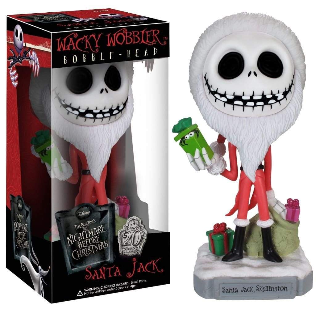 FunkoWacky Wobblers - The Nightmare Before Nol - Santa Jack Skellington