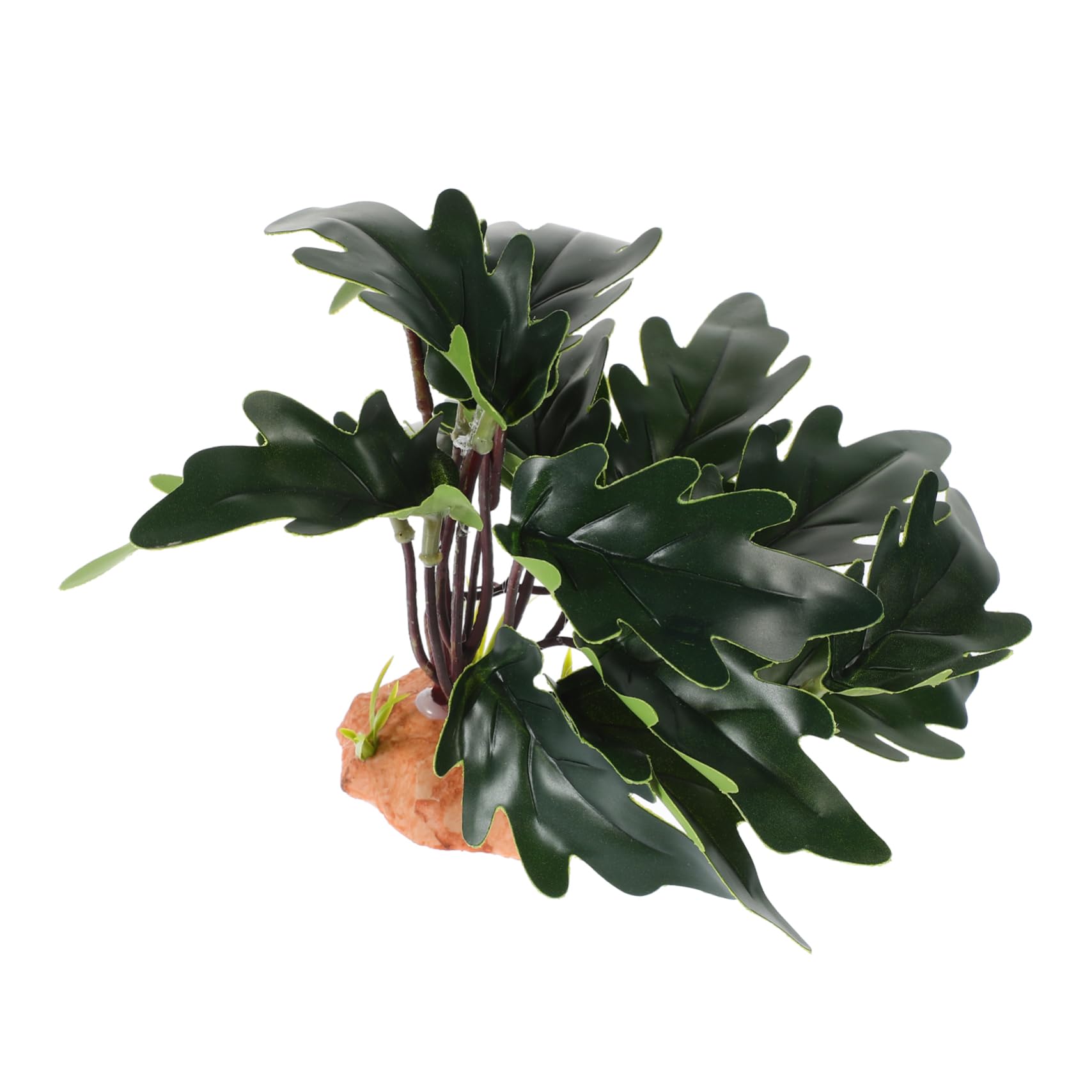 Sosoport Lifelike Reptile Tank Plant Decoration Climbing Pet Plant for Terrarium Durable Aquarium Landscaping Ornament Easy Installation Simulation Design